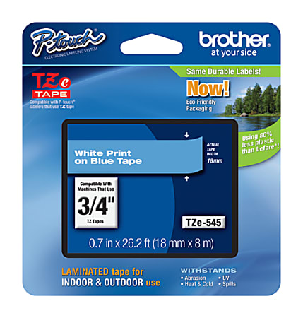 Brother TZe-545 Label Tape, Blue