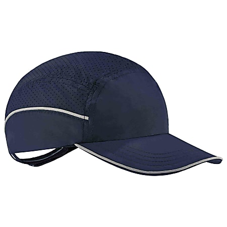 Ergodyne Skullerz 8955 Lightweight Bump Cap Hat, Long Brim, Navy