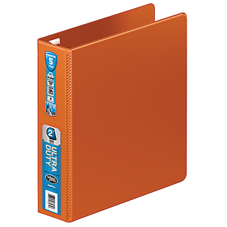 Wilson Jones® Ultra Duty Binder, 2" D-Ring, 75% Recycled, Dark Orange
