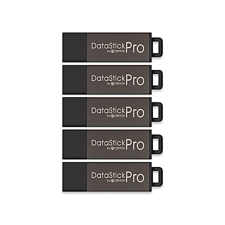 Centon DataStick Pro USB 2.0 Flash Drives, 4GB,