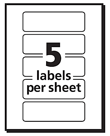 Avery Self Adhesive Removable Print Or Write Color Coding Labels 5481