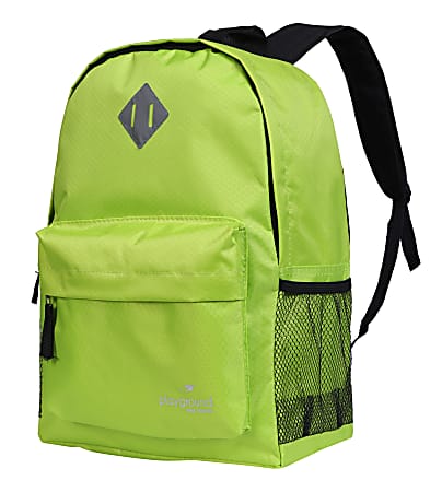Playground Hometime Backpack Neon Yellow - Office Depot