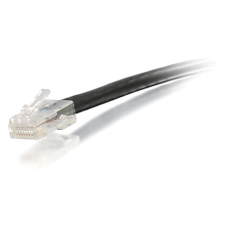 C2G-75ft Cat6 Non-Booted Unshielded (UTP) Network Patch Cable - Black