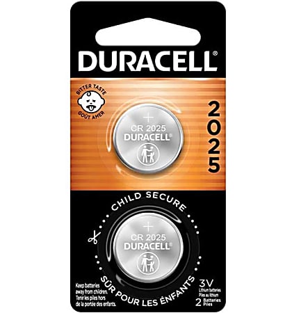 Panasonic CR2025-2 CR2025 3V Lithium Coin Battery (Pack of 2)