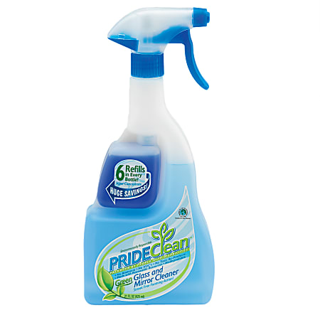 PRIDEClean™ Glass & Mirror Cleaner, 21 Oz Bottle