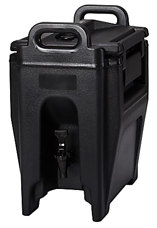 Choice 5 Gallon Black Insulated Beverage Dispenser