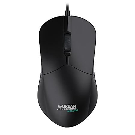 Urban Factory CYCLEE Wired Computer Mouse, Black, UBFGWM01UF