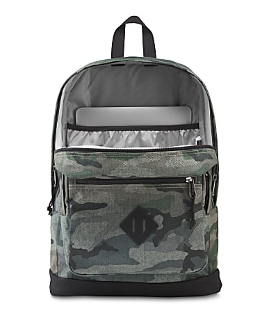 JanSport City View Remix Backpack With 15 Laptop Pocket Camo Ombre Office Depot