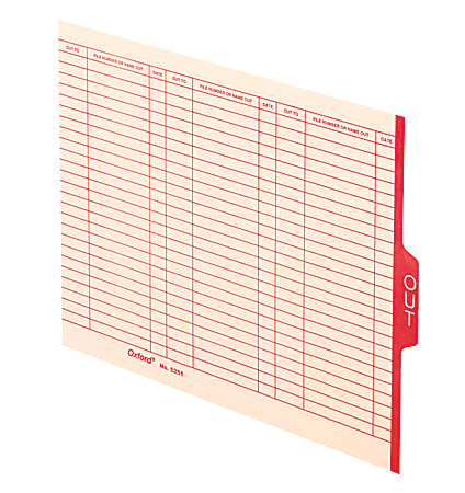 pendaflex end tab out