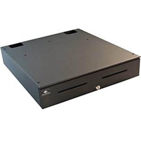 apg®Heavy- Duty Point of Sale Cash Drawer | Series 4000 JB320-BL1821-C - 5 Bill - 5 Coin - 2 Media Slot - Printer Driven - Black