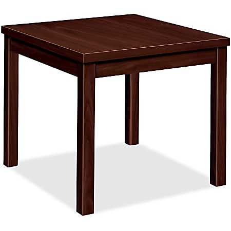 HON® Occasional Table, End, Mahogany