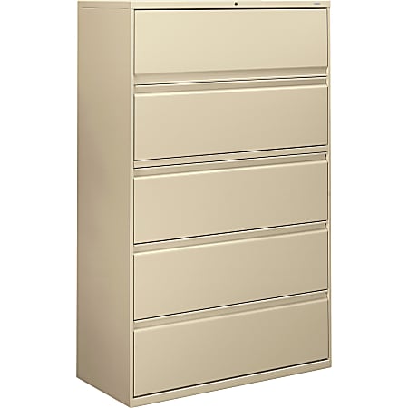 5 Drawer File Cabinet With Lock Putty