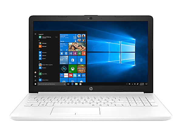 HP Laptop 15-db0045nr - AMD A9 9425 / 3.1 GHz - Win 10 Home 64-bit - Radeon R5 - 4 GB RAM - 1 TB HDD - DVD-Writer - 15.6" 1366 x 768 (HD) - Wi-Fi 5 - snow white, mesh knit pattern with textured surface - kbd: US