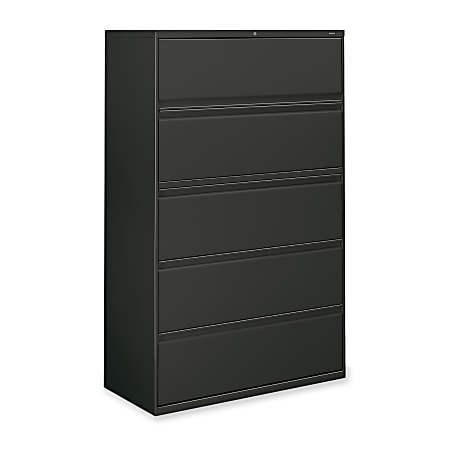 HON 42 W x 19 14 D Lateral 5 Drawer File Cabinet With Lock