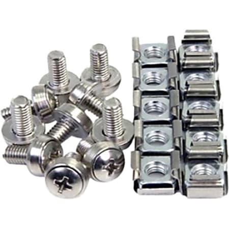 4XEM M5 Rack Mounting Screws & Cage Nuts For Server Racks/Cabinets, Pack Of 50