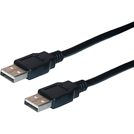 4XEM 10FT USB 2.0 Cable A To A (Black)