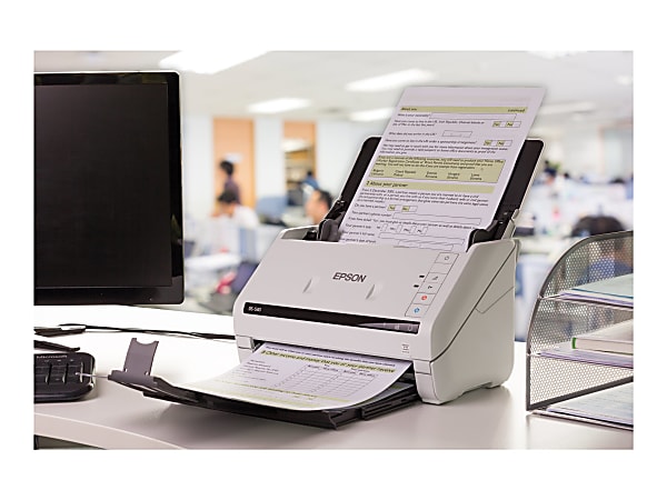 Epson WorkForce DS 530 Color Duplex Sheetfed Scanner White