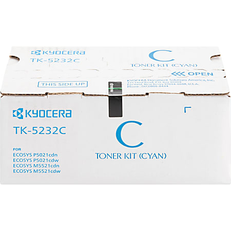 Kyocera® TK-5232 High-Yield Cyan Toner Cartridge