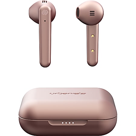 STRAX Stockholm Plus True Wireless Earbuds Rose Gold - Stereo - True Wireless - Bluetooth/RF - 32.8 ft - 32 Ohm - 20 Hz - 20 kHz - Earbud - Binaural - In-ear - Rose Gold