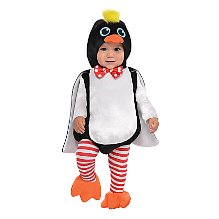 Amscan Waddles The Penguin Infants' Halloween Costume, 6 - 12 Months