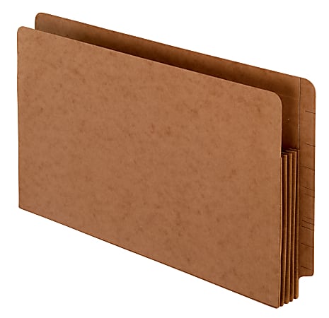 Pendaflex® Heavy-Duty Expanding End-Tab File Pockets, Legal Size, Straight, Red, Pack Of 10