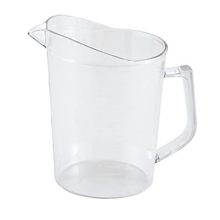 Winco Liquid Measuring Cup, 1 Qt, Clear