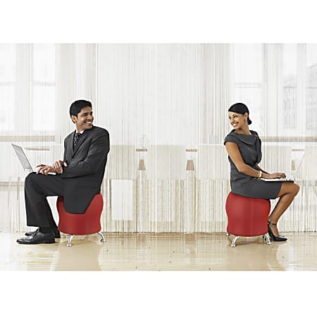 Safco Zenergy Exercise Ball Stool Crimson Office Depot