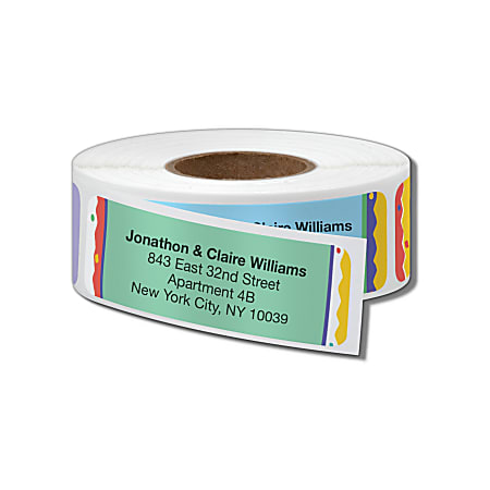 Personalized Custom Printed Return Roll Address Labels ...