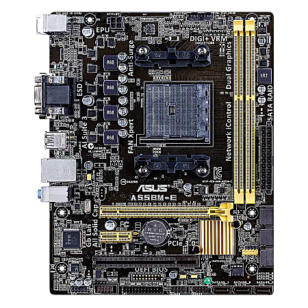 Asus A55BM-E Desktop Motherboard - AMD Chipset - Socket FM2+ - 1 Pack
