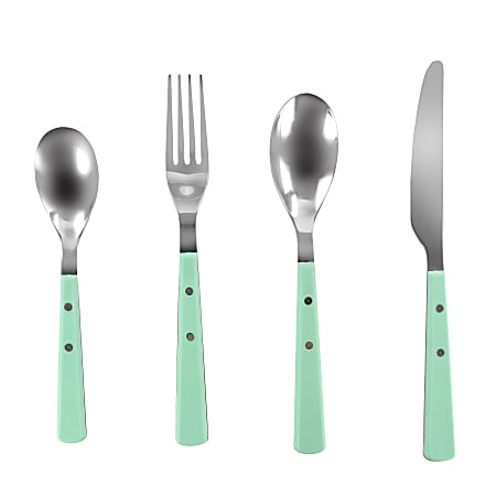 Martha Stewart Garden Cottage Stainless Steel Flatware Set Mint