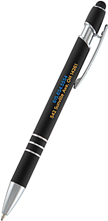 Custom Promotional Full-Color Softex Stylus Pen, Medium Point