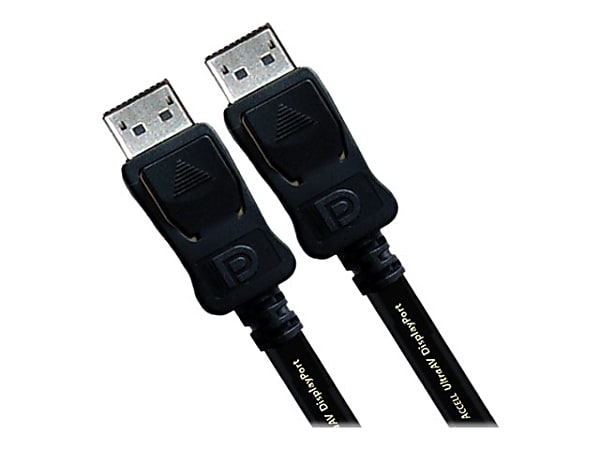 Accell UltraAV - DisplayPort cable - DisplayPort (M) to DisplayPort (M) - 3.3 ft - latched