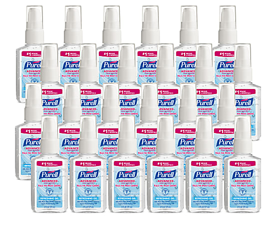 Purell® Instant Hand Sanitizer, 2 Oz. Pump Bottles, Carton Of 24