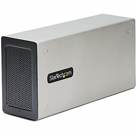 StarTech.com Thunderbolt 3 PCIe Expansion Chassis, Enclosure Box W/Dual PCI-E Slots, External PCIe Slots, 8K/4K Output Via TB3/DP 1.4 Ports