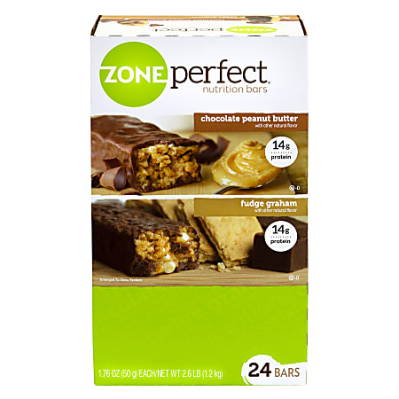 ZonePerfect Nutrition Bars Chocolate Peanut Butter Fudge Graham 1.58 oz