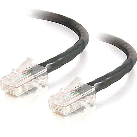 C2G-14ft Cat5e Non-Booted Crossover Unshielded (UTP) Network Patch Cable - Black - Category 5e for Network Device - RJ-45 Male - RJ-45 Male - Crossover - 14ft - Black