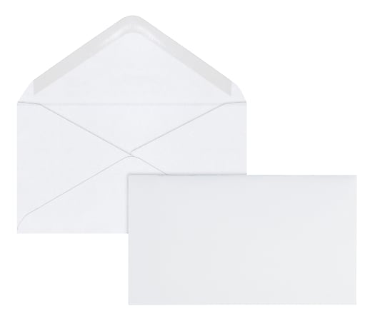 Office Depot® Brand Envelopes, 3-5/8" x 6-1/2", Gummed