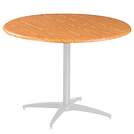 Iceberg OfficeWorks™ Round Tabletop, 36" Diameter, Light Oak