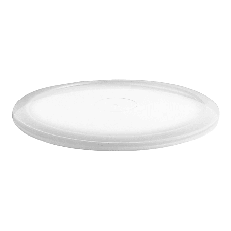 Anchor Packaging MicroLite® Over-Cap Deli Tub Lids, 4 9/16" Diameter, Clear, Carton Of 500 Lids