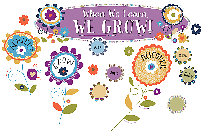 Carson-Dellosa You-Nique When We Learn, We Grow! Mini Bulletin Board Set, Multicolor, Grades K-5