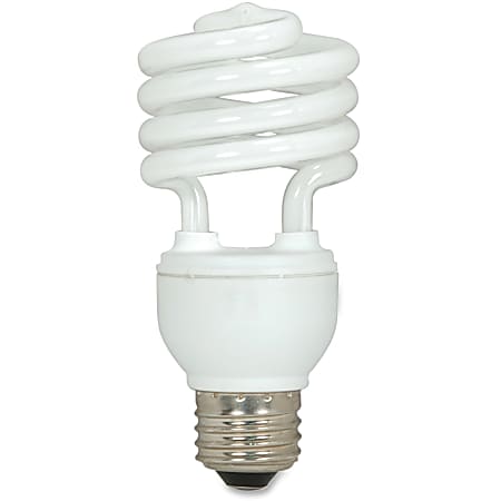 Satco 18-watt T2 Spiral CFL Bulb 3-pack - 18 W - 75 W Incandescent Equivalent Wattage - 120 V AC - 1140 lm - S6271CT