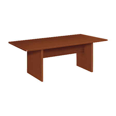 basyx® by HON BL Series Rectangular Conference Table With Slab Base, Medium Cherry