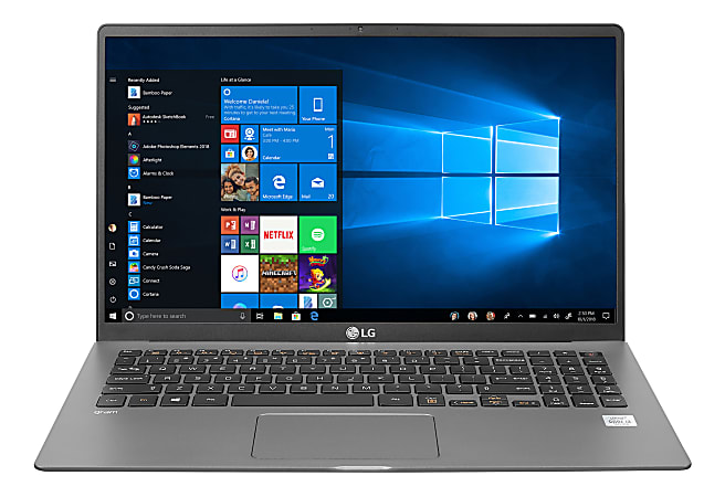 LG gram Ultra-Slim Laptop, 15.6" Touch Screen, Intel® Core™ i7, 16GB Memory, 1TB Solid State Drive, Wi-Fi 6, Windows® 10, 15Z90N-R.AAS9U1