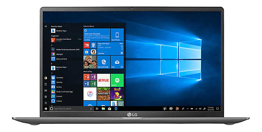 LG gram Ultra Slim Laptop 15.6 Touch Screen Intel Core i7 16GB