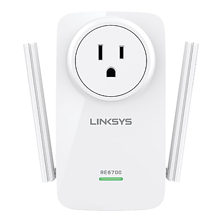 Linksys AC1200 AMPLIFY Dual-Band Wi-Fi Range Extender, RE6700