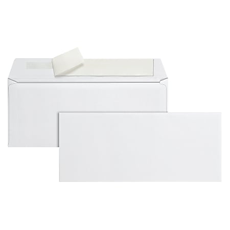 Office Depot® Brand #10 Envelopes, Clean Seal, White, Box Of 500
