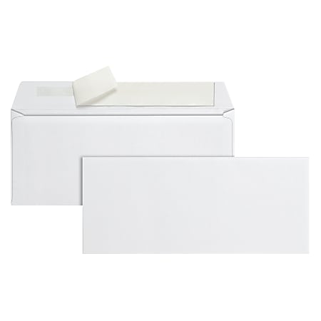 Office Depot® Brand Envelopes, 4-1/8" x 9-1/2", Clean