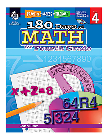 Shell Education 180 Days of Math Practice, Grade 4