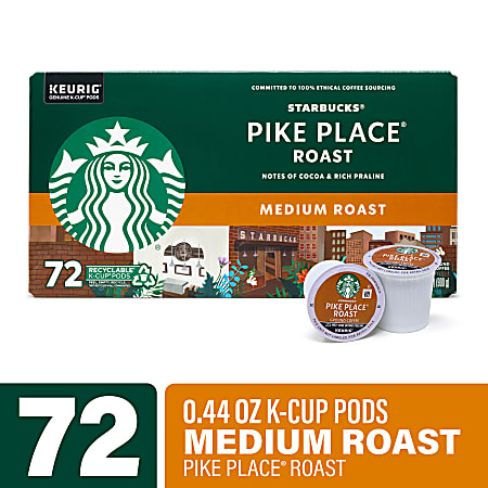 Starbucks Pike Place Roast 72個 Starbucks Pike Place 2.5 oz. Coffee Packets 72 C/T