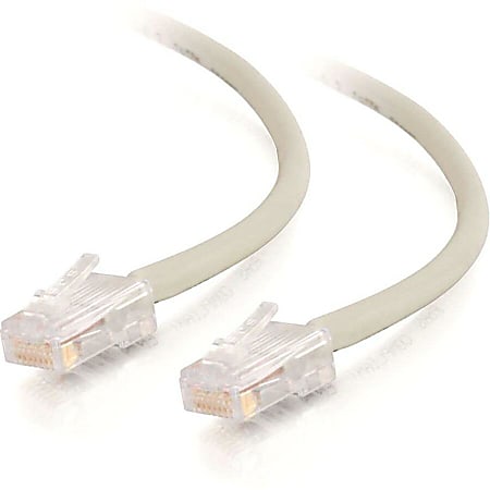 C2G 5ft Cat5e Snagless Unshielded (UTP) Network Patch Cable (USA-Made) - Gray - Category 5e for Network Device - RJ-45 Male - RJ-45 Male - USA-Made - 5ft - Gray